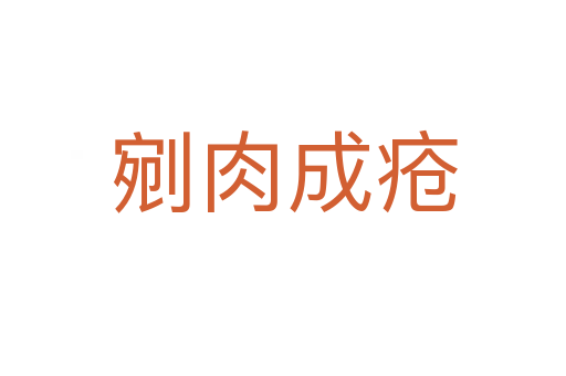 剜肉成瘡